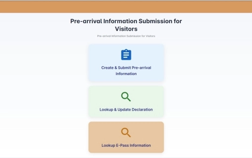 V&iacute;zov&yacute; formul&aacute;ř pro Vietnam před př&iacute;jezdem