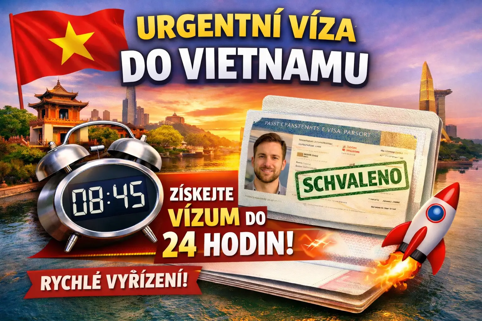 Ž&aacute;dost o eV&iacute;za do Vietnamu